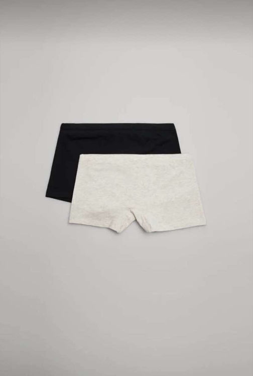 Picture of 18844 YSABEL MORA PACK OF 2 GIRLS BOXERS BLACK & GREY